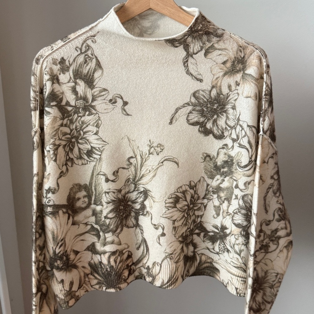 Anthropologie Pilcro The Alani Cashmere Mock-neck Sweater Size XS